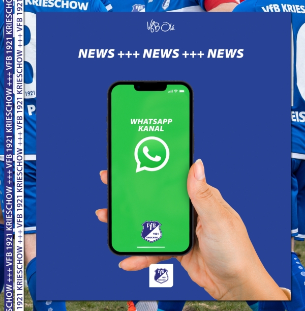Jetzt den offiziellen VfB-WhatsApp-Kanal abonnieren