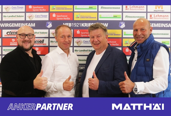 Matthäi wird &quot;Ankerpartner&quot; des VfB Krieschow